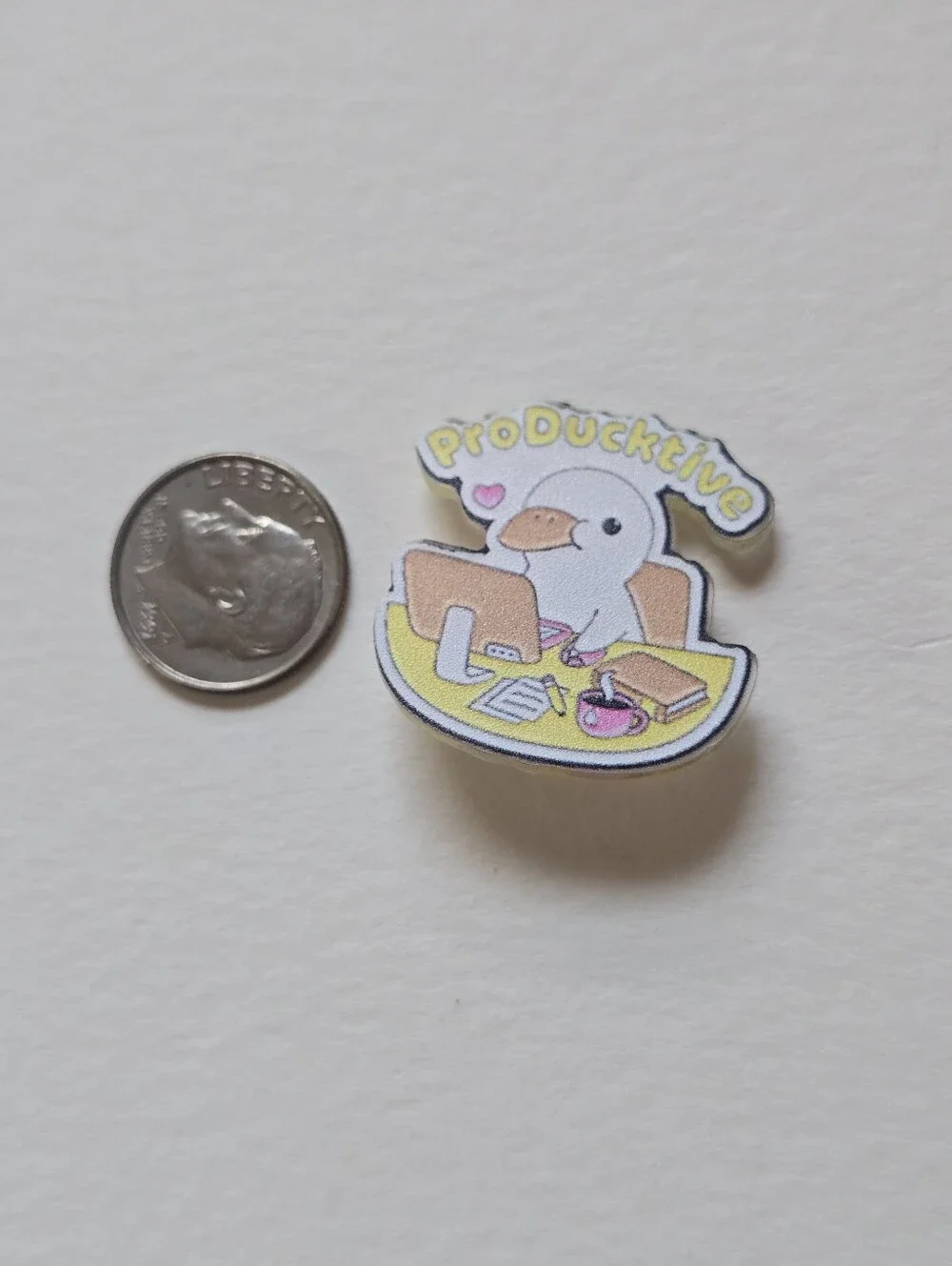 ProDucktive Duck Enamel Pin
